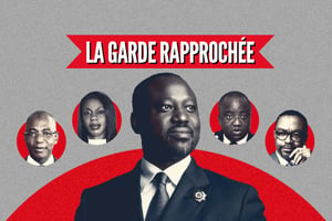 La garde rapprochée de Guillaume Soro © Montage JA