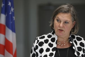 Victoria Nuland, la sous-secrétaire d’État américaine pour les Affaires politiques. © Danil Shamkin/NurPhoto via AFP