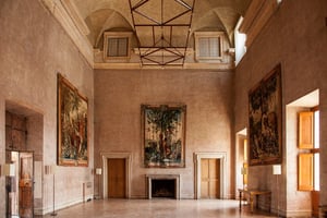 Le Grand Salon de la Villa Médicis, à Rome. © Facebook Villa Medicis