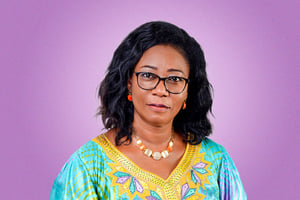 L’experte-comptable Nathalie Bitho, présidente de la délégation spéciale consulaire de la chambre de commerce et d’industrie du Togo. © DR