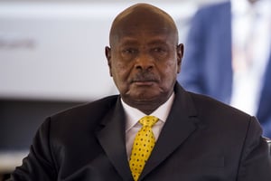 Le président ougandais Yoweri Museveni. © Badru KATUMBA / AFP.