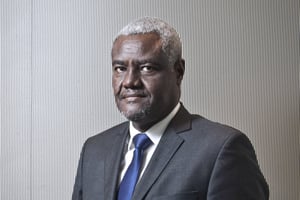Le président de la Commission de l’Union africaine, Moussa Faki Mahamat. © Vincent Fournier/JA