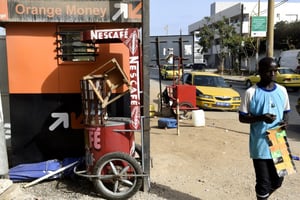 Orange Money au Sénégal © SEYLLOU / AFP.