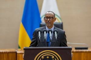 Paul Kagame lors de son discours d’État, à Kigali, le 30 novembre 2022. © Facebook Paul Kagame