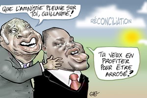 Laurent Gbagbo a affirmé être en faveur du retour de Guillaume Soro en Côte d’Ivoire. © Damien Glez