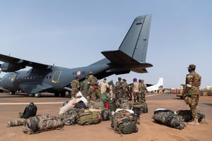 Les derniers militaires de l’opération Barkhane (ici en juillet 2021) ont quitté le Mali en août 2022. © État-major des Armées/France.