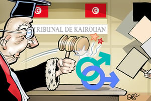 Six hommes sont poursuivis devant le tribunal de Kairouan pour « homosexualité ». © Damien Glez