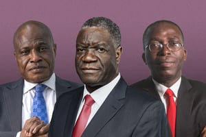 Martin Fayulu, Denis Mukwege, Augustin Matata Ponyo © MONTAGE JA : Arsene Mpiana pour JA ; Bruno Levy pour JA ; Gwenn Dubourthoumieu pour JA