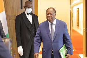 Le président Alassane Ouattara à Abidjan, le 4 août 2022. © Twitter Alassane Ouattara