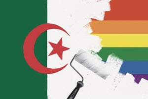 L’homosexualité est considérée comme un délit par la loi algérienne. © Montage JA