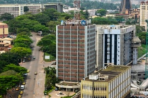 Le siège de Camtel, à Yaoundé. © Maboup