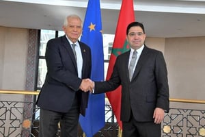 Josep Borrell et Nasser Bourita à Rabat, le 5 janvier 2023. © Facebook Maroc Diplomatie