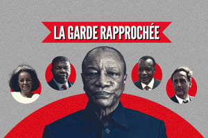 Les réseaux de l’ancien président guinéen, Alpha Condé. © Montage JA