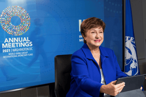 Kristalina Georgieva, la directrice générale du Fonds monétaire international. © Facebook FMI