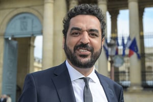 Karim Ben Cheikh à son arrivée à l’Assemblée nationale, le 21 juin 2022. © ISA HARSIN/SIPA