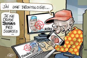 De nombreux scandales de corruption d’influenceurs ont émaillé la campagne au Nigeria. © Damien Glez