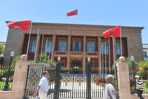 Le bâtiment du Parlement du Maroc à Rabat, le 28 juin 2017. © Widak/NurPhoto via AFP