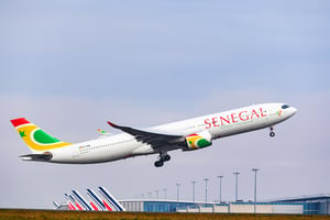 Née il y a cinq ans, la compagnie Air Sénégal jouit déjà résultats très encourageants. © Jacques Witt/SIPA