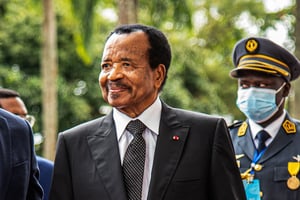 Le chef de l’État camerounais Paul Biya, ici en juillet 2022, cédera la présidence de la Cemac. © MABOUP.