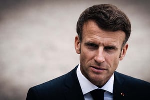 Le président français Emmanuel Macron à Paris, le 1er septembre 2022. © Xose Bouzas/Hans Lucas via AFP