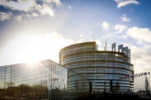 Le Parlement européen, à Strasbourg. © Facebook Parlement Européen