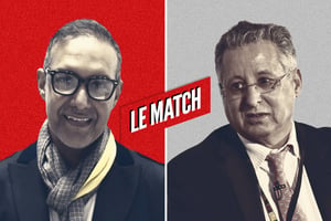 Les hommes d’affaires mauritaniens Béchir El Hassen (à g.) et Mohamed Ould Bouamatou.