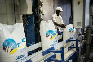 À la Compagnie sucrière sénégalaise, à Richard-Toll, en janvier 2015. © Sylvain Cherkaoui pour JA
