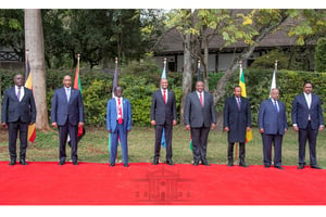 Sommet de l’IGAD,l’autorité est-africaine pour le développement, à Nairobi, le 5 juillet 2022. © State House Kenya