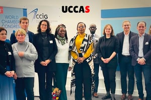 Certains des membres de l’Union des Chambres de commerce africaines en Suisse. © Uccas.