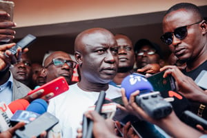 Le candidat de l’opposition Idrissa Seck, à Dakar, le 28 février 2019. © Carmen Abd Ali/AFP