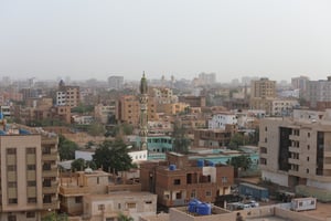 Khartoum pendant le cessez-le-feu de 72 heures, le 25 avril 2023. © STRINGER / ANADOLU AGENCY / Anadolu Agency via AFP