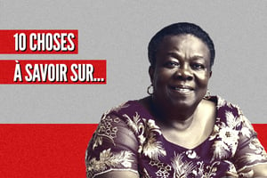 Constance Yaï a fondé en 1992 l’Association ivoirienne de défense des droits de la femme. © MONTAGE JA : Issam Zejly pour JA.