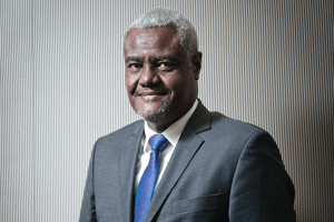 Le président de la Commission de l’Union africaine, Moussa Faki Mahamat. © Vincent Fournier/JA