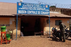La Maison centrale de Conakry, où sont incarcérés les trois des dirigeants du FNDC. © OFPRA