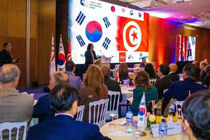 Le Tunisia-Korea-Africa Business Forum (TKABF) s’est tenu les 8 et 9 mai, au Cepex, à Tunis. © TKABF