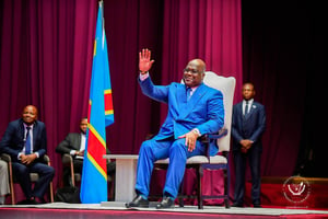 Le président de la RDC Félix Tshisekedi, en mars 2023. © DR