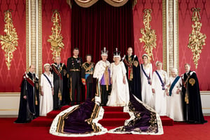 Une photo de la famille royale, le 8 mai 2023 au Palais de Buckingham, deux jours après le couronnement de Charles III. © Hugo BURNAND/BUCKINGHAM PALACE/AFP