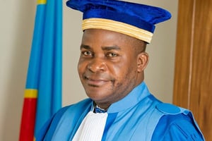 Dieudonné Kamuleta Badibanga, président de la président de la Cour constitutionnelle de RDC. © Cour Constitutionnelle RDC