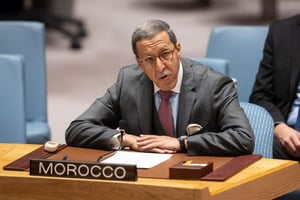 Omar Hilale, représentant permanent du Maroc à l’ONU. © Ariana Lindquist / United Nations Photo