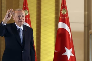 Recep Tayyip Erdogan, le chef de l’État turc, à Ankara, le 28 mai 2023. © Halil Sagirkaya/Anadolu Agency via AFP