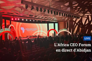 Près de 2 000 décideurs de haut niveau s’apprêtent à participer aux échanges de l’Africa CEO Forum 2023, les 5 et 6 juin, à Abidjan. © Photomontage : JA