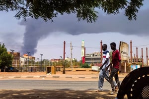 Dans les rues de Khartoum, au Soudan le 8 juin 2023. © AFP