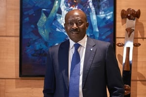 Henri-Claude Oyima, PDG-fondateur du groupe BGFIBank et président de la Fédération des entreprises du Gabon (FEG). © Groupe BGFIBank
