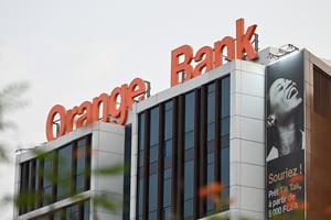 Orange Bank Africa est pour le moment implanté uniquement en Côte d’Ivoire (ici le siège de l’entreprise, à Abidjan). © Sia KAMBOU/AFP.