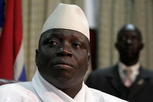 Yahya Jammeh, en septembre 2006. © REBECCA BLACKWELL/AP/SIPA