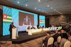Le président togolais Faure Gnassingbé a ouvert, lundi 03 juillet à Lomé, le premier forum Infra for Africa. © Africa50