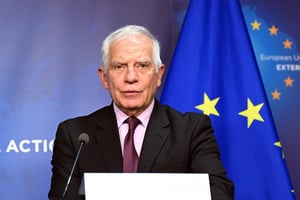 Josep Borrell, le haut représentant de l’UE pour les affaires étrangères et la politique de sécurité, le 27 juin 2023 à Bruxelles. © Dursun Aydemir / Anadolu Agency via AFP