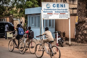 La Commission électorale nationale indépendante (Ceni), à Ouagadougou, au Burkian Faso, en mars 2019. © AFP.
