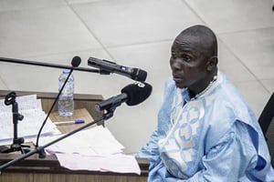 Marcel Guilavogui à la barre, le 10 juillet 2023. © Vision Guinée Info