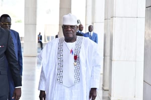 Cavayé Yieguié Djibril, président de l’Assemblée nationale du Cameroun. © MABOUP
